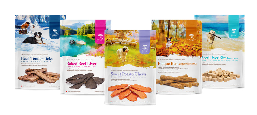 Caledon Farms Treats Product Line Up