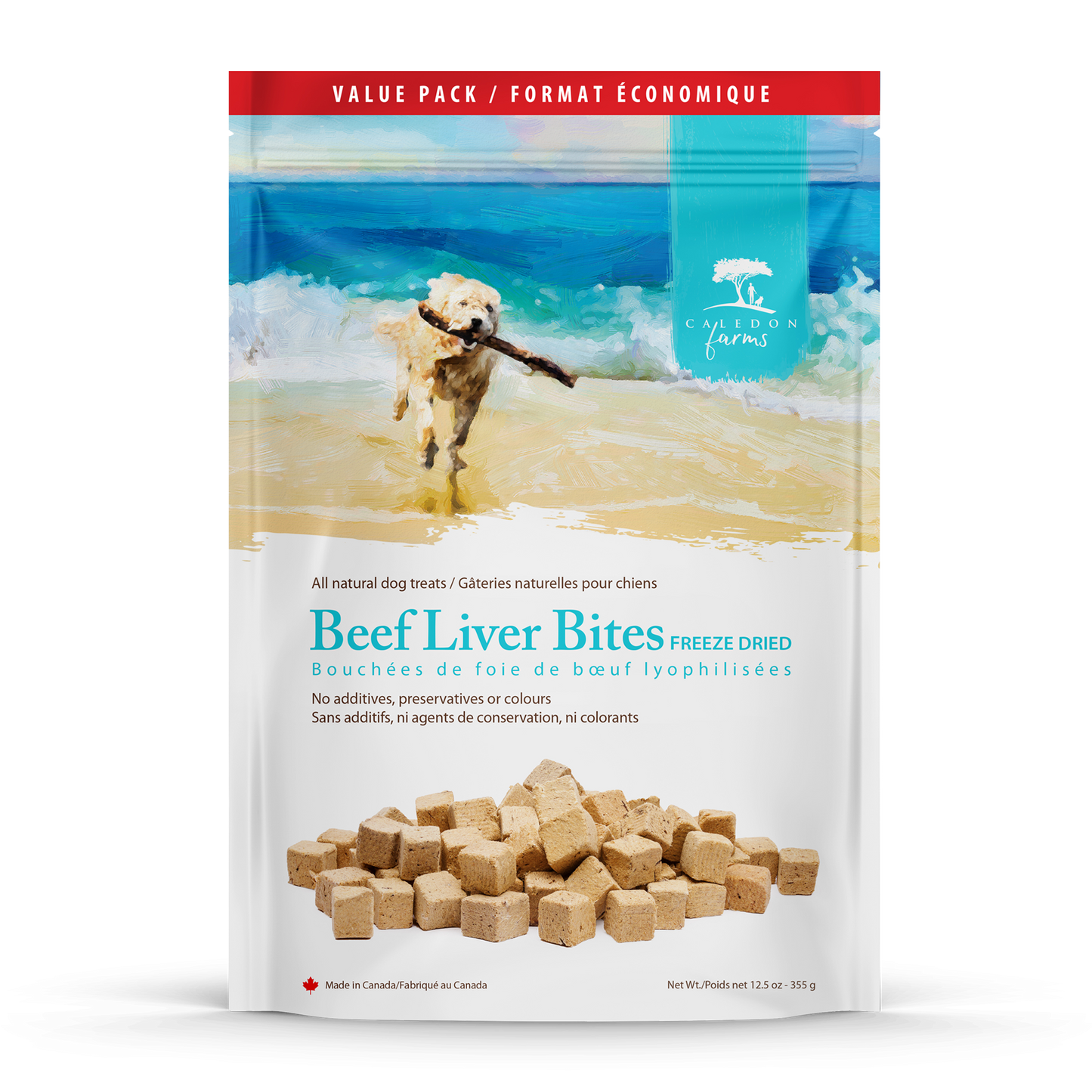 
                        
                          Freeze Dried Beef Liver Bites Value Pack 355g
                        
                      