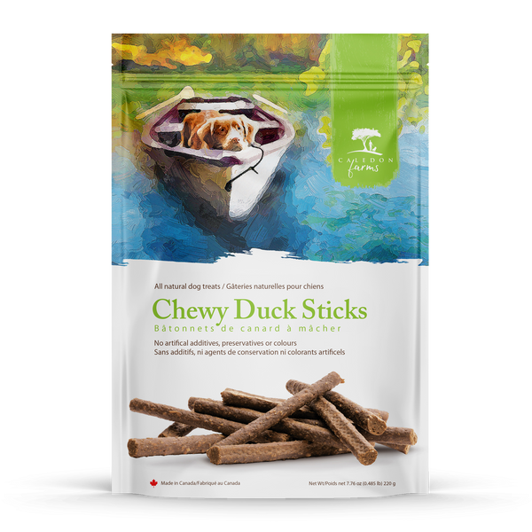 Chewy Duck Sticks Soft Dog Treats Caledon Farms Canada