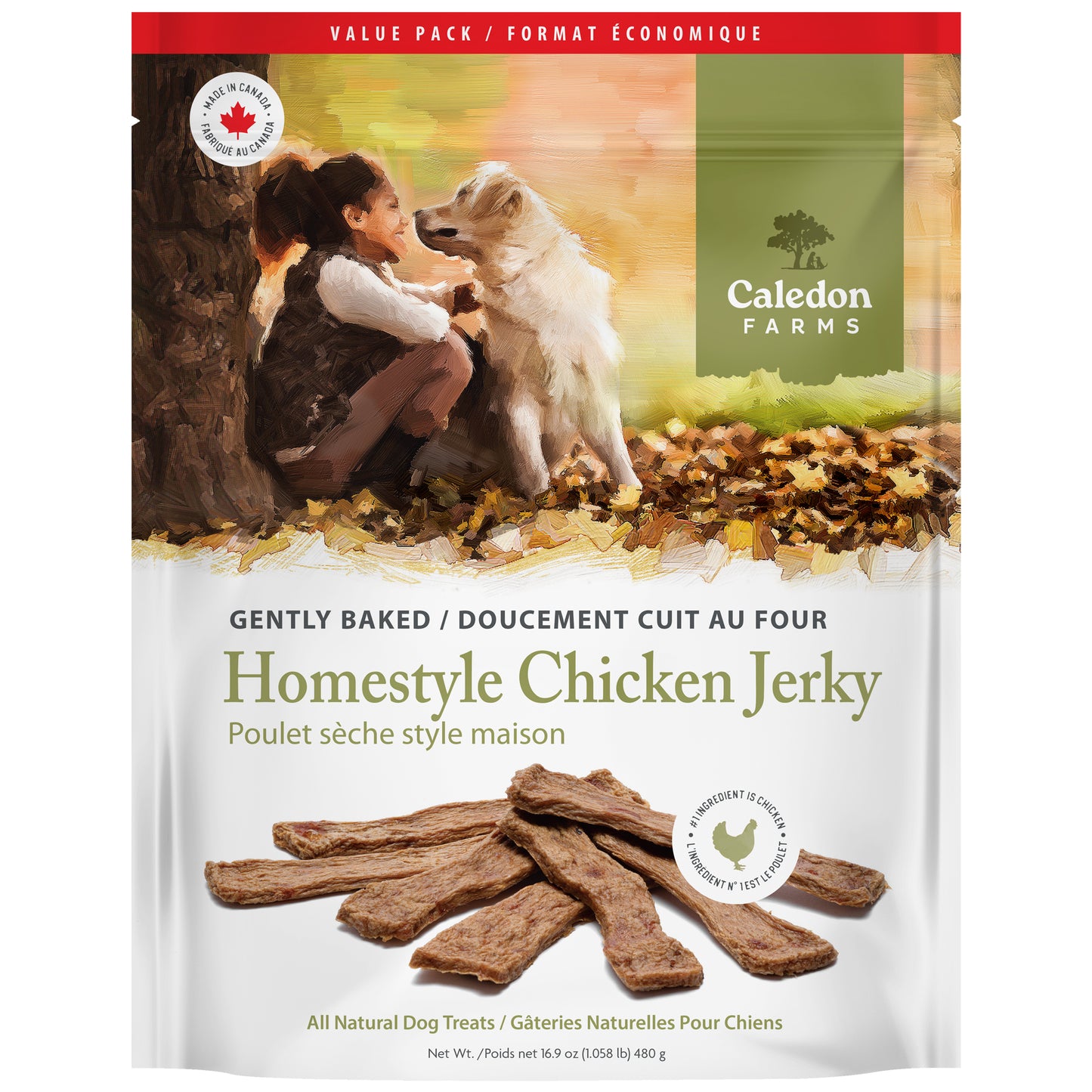 
                        
                          Homestyle Chicken Jerky Value Pack 480g
                        
                      