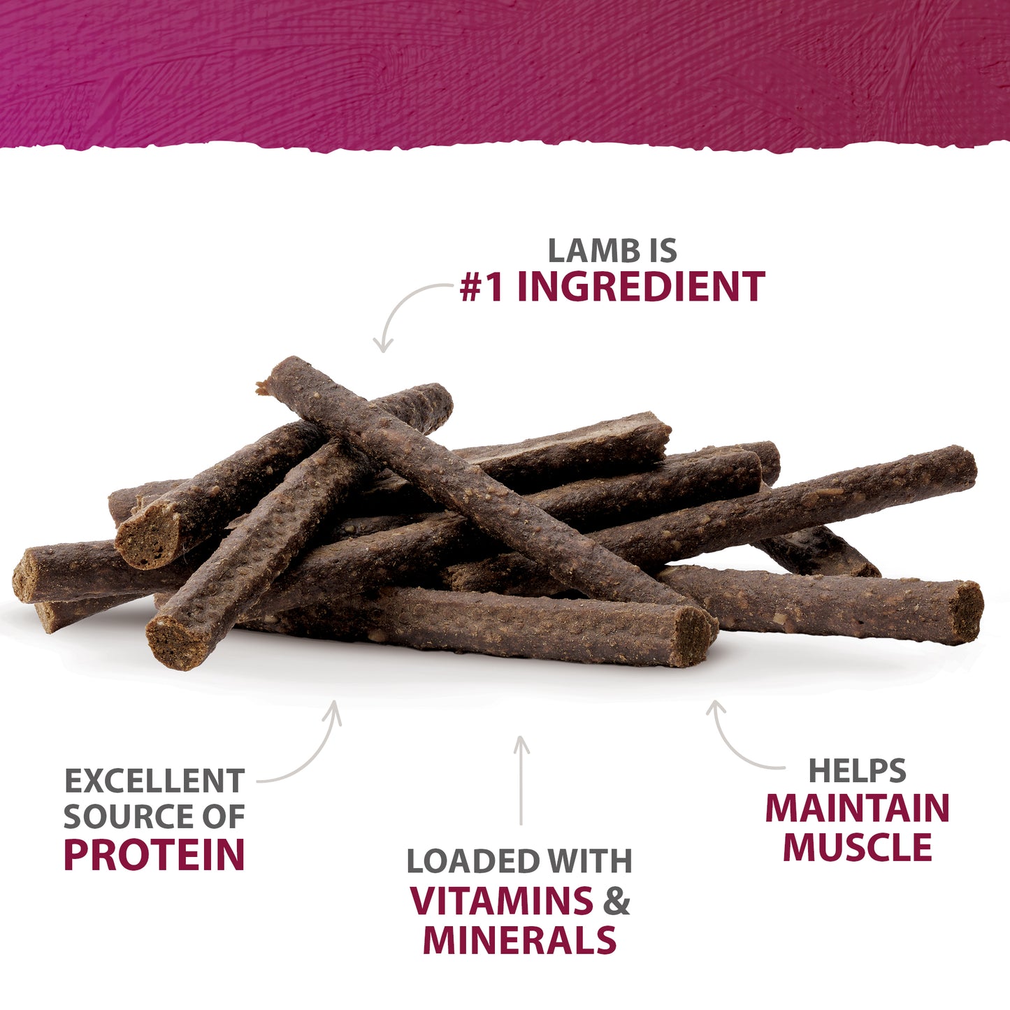 
                        
                          Chewy Lamb Sticks 200g
                        
                      