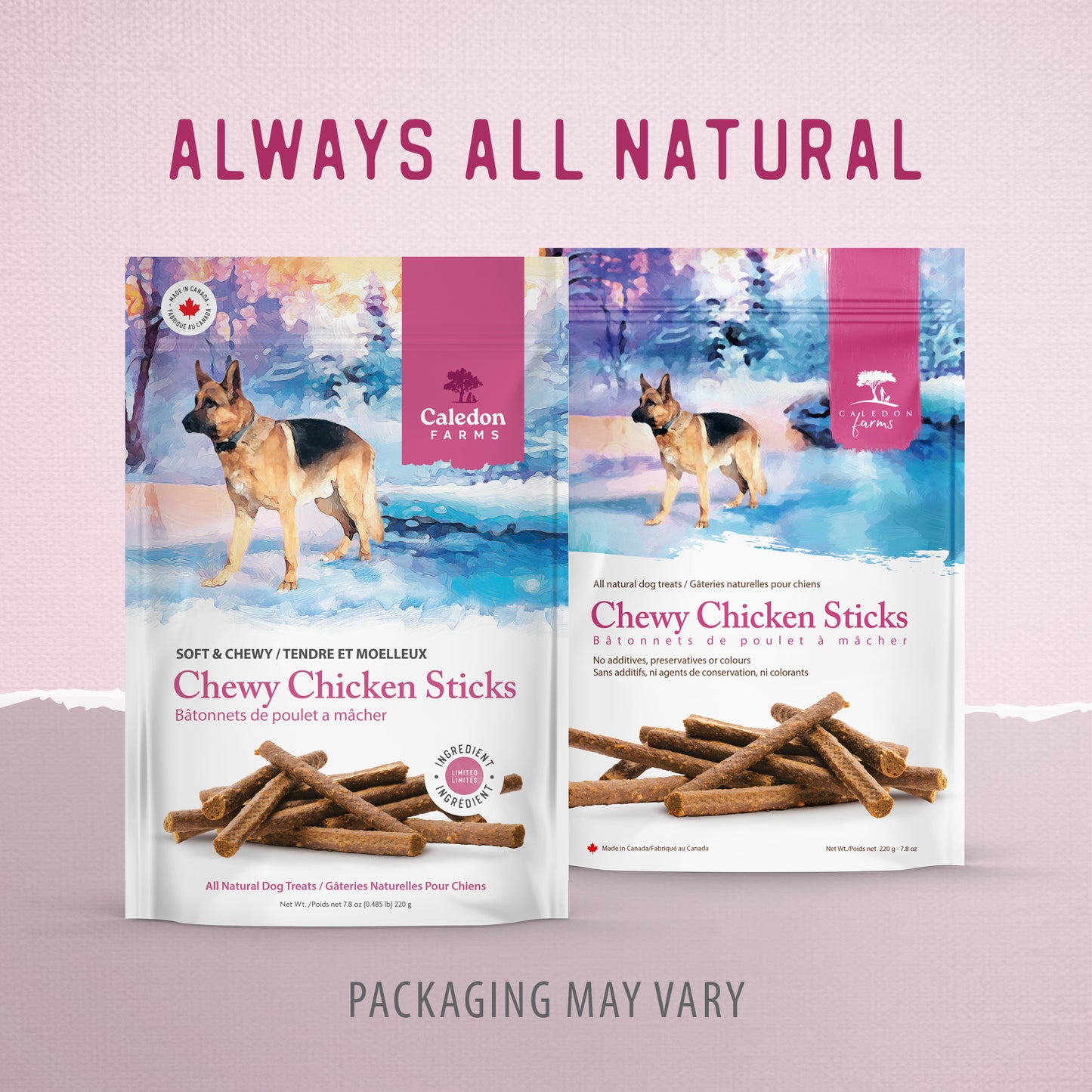 
                        
                          Chewy Chicken Sticks™ 220g
                        
                      