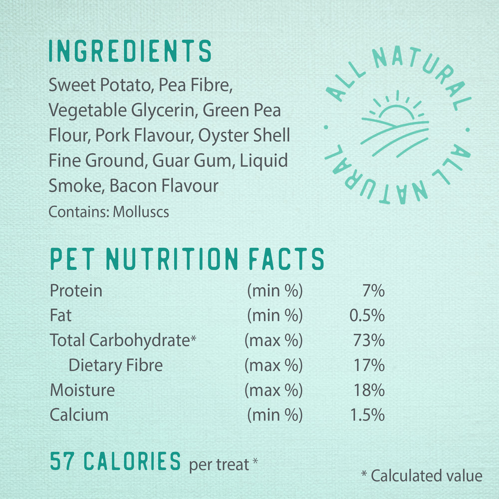 
                        
                          Plaque Busters Bacon Dental Sticks 198g
                        
                      