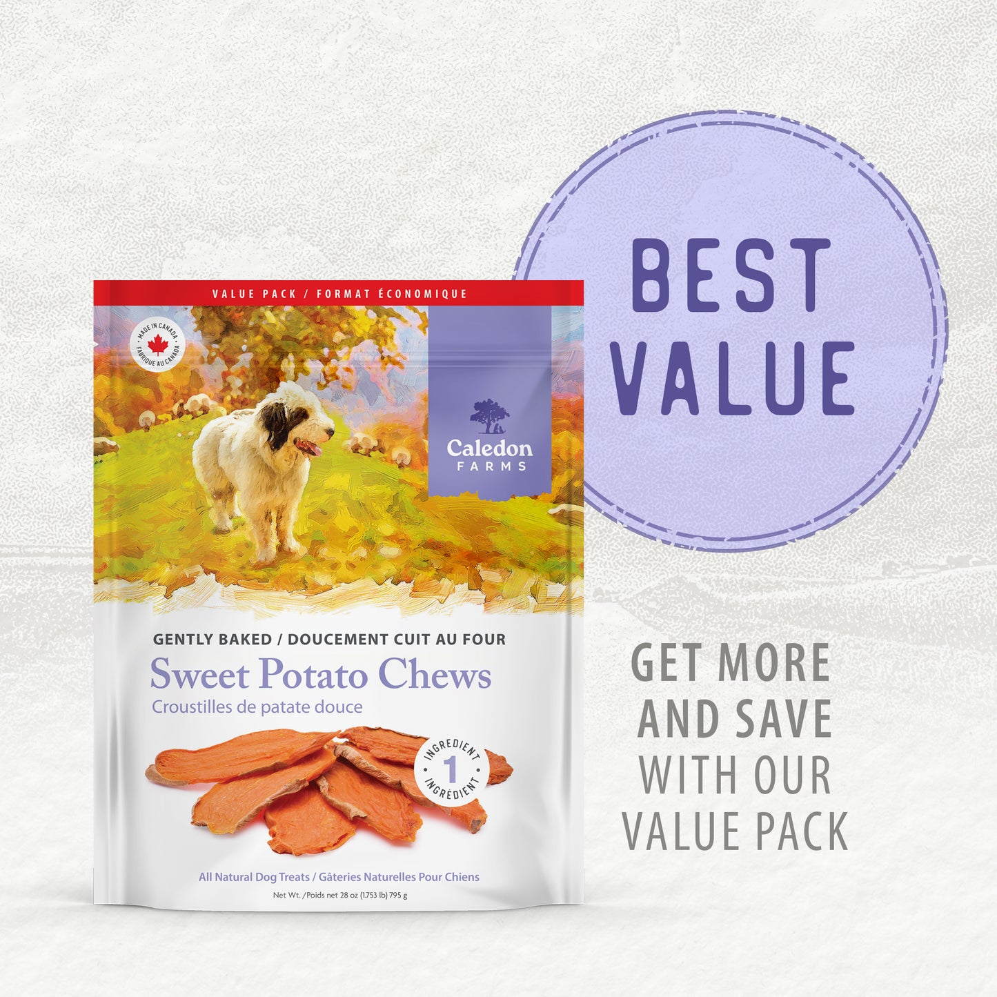 
                        
                          Sweet Potato Chews Value Pack 795g
                        
                      