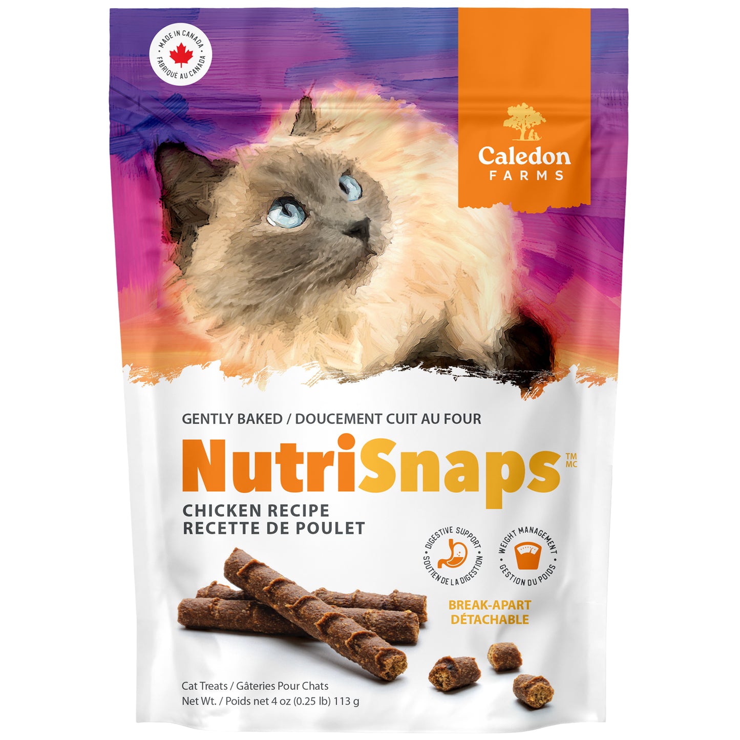 NutriSnaps Chicken Recipe — Package Front