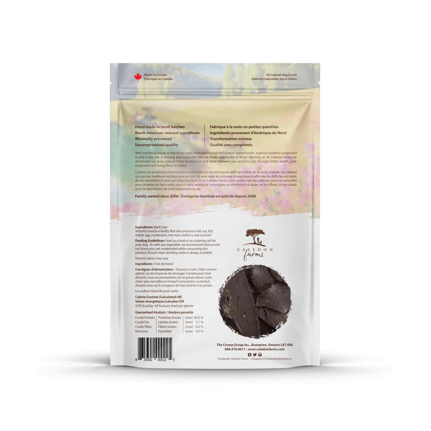 Baked Beef Liver — Package Back