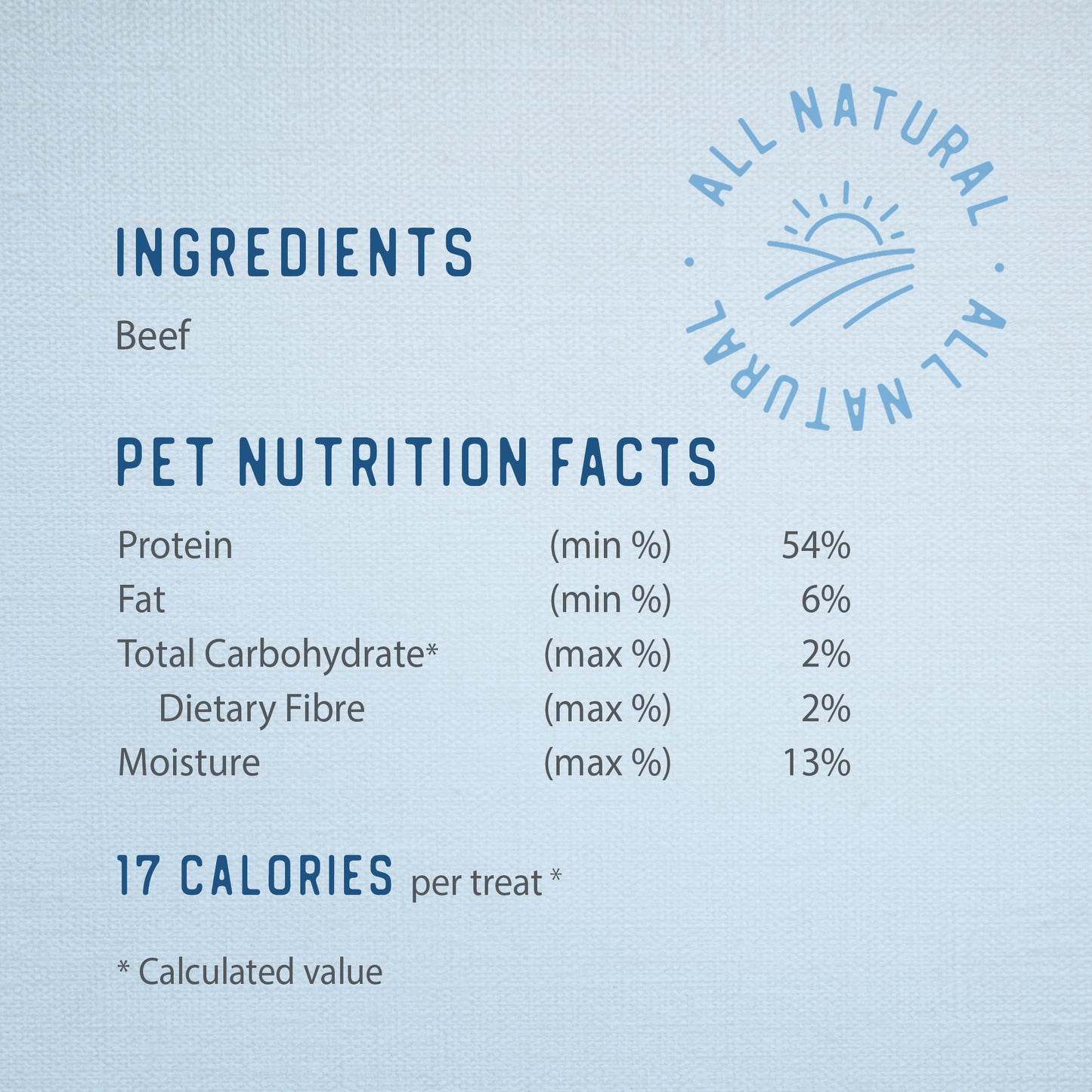 
                        
                          Beef Tendersticks — Ingredients / Nutrition
                        
                      