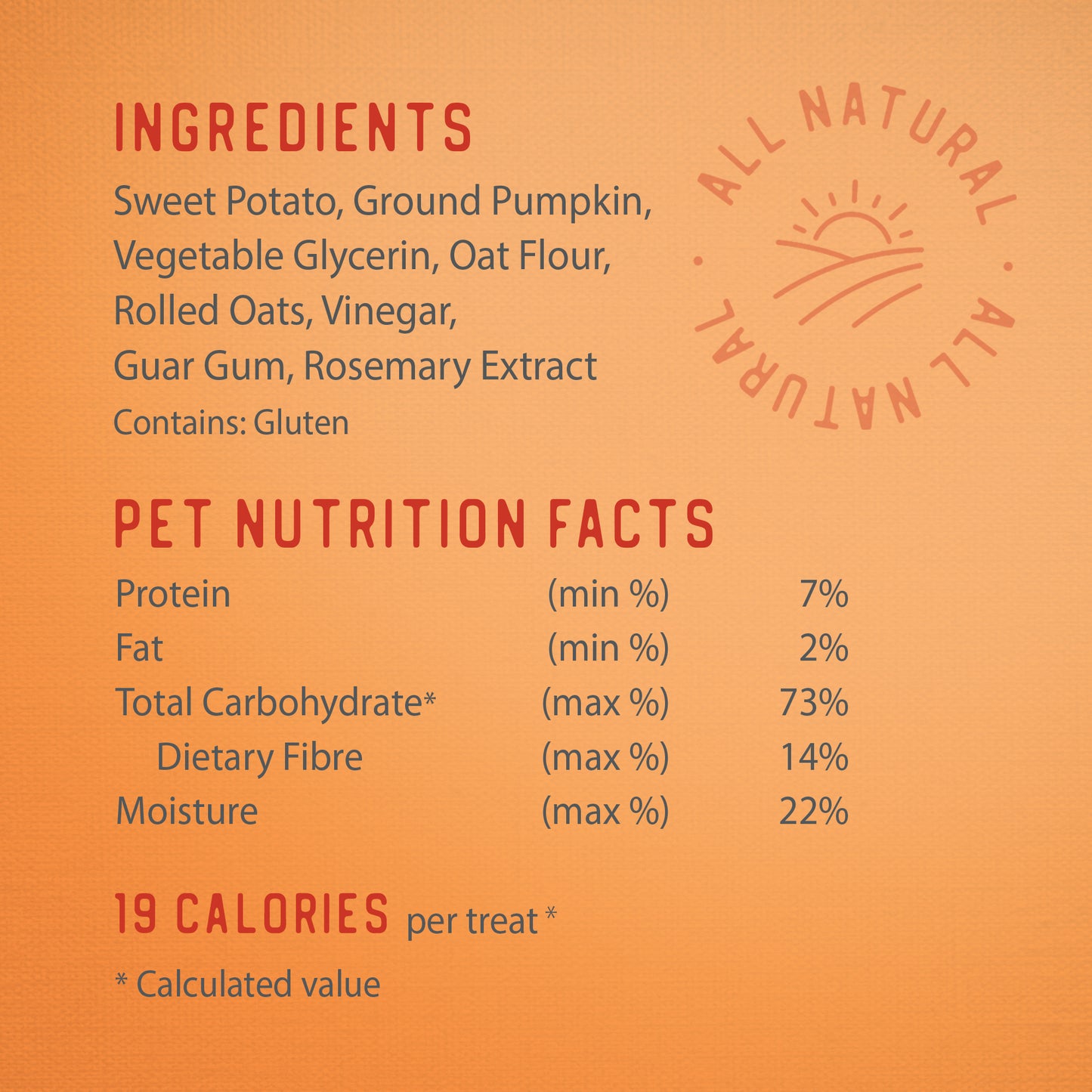 
                        
                          Baked Bites Pumpkin — Ingredients / Nutrition
                        
                      