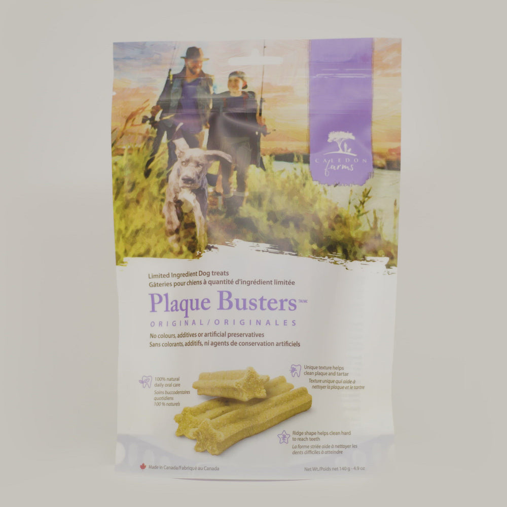 
                        
                          Load and play video in Gallery viewer, Original Plaque Busters Dog Treats Bag Rotational View
                        
                      