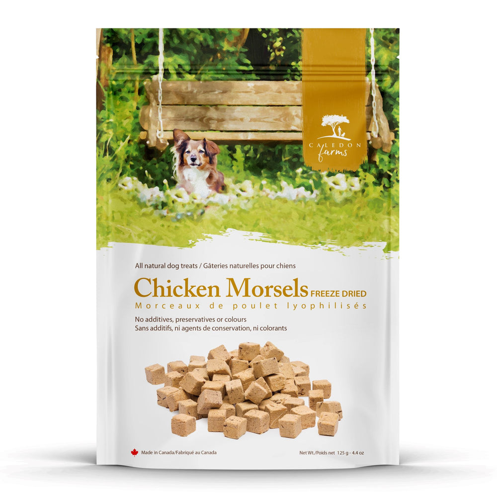 Chicken Morsels Dog Treats Bag Front